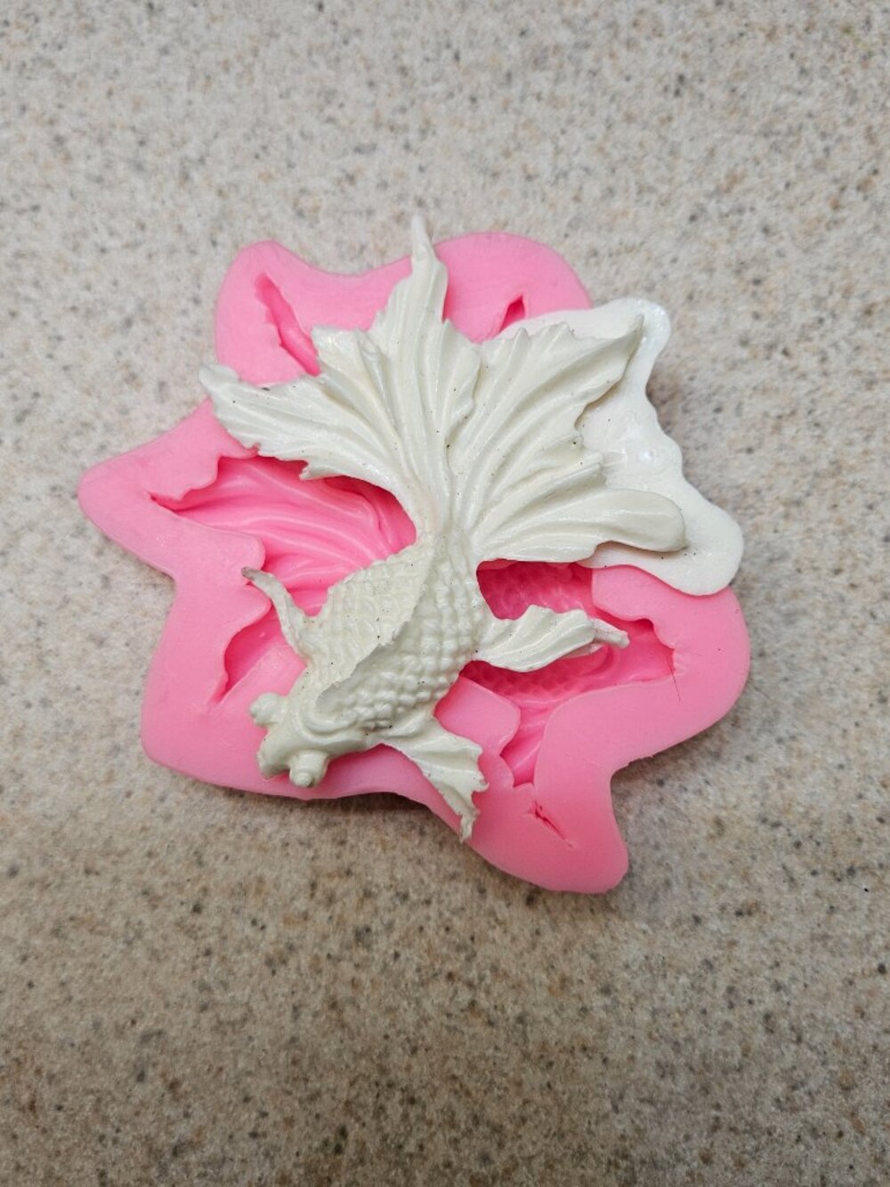 Pink Silicone Fish Mold